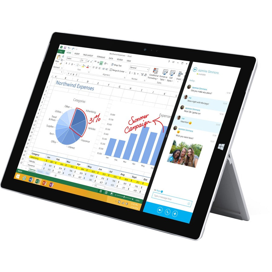 Refurbished (Fair) Microsoft Surface Pro 3 12" Touchscreen Tablet