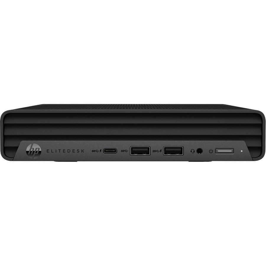 Refurbished (Excellent) - HP EliteDesk 800 G6 Mini Desktop - Black (Intel i5-10500T / 16 GB RAM / 256 GB SSD / Windows 11 Pro)