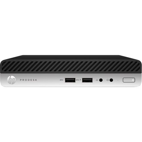 Refurbished (Excellent) - HP ProDesk 400 G5 Tiny MiniPC - Black (Intel i5-9500T / 8 GB RAM / 256 SSD / Windows 11 Professional)