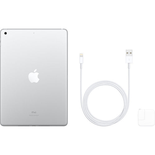 Refurbished (Excellent) - Apple iPad (7th Gen) 10.2" Tablet - Silver (Apple A10 / 3 GB RAM / 32 GB eMMC / MacOS)