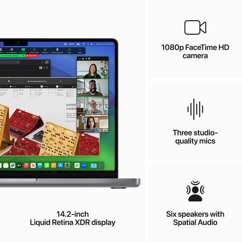 Refurbished (Excellent) - Apple MacBook Pro (Fall 2023) 14.2" Laptop - Space Gray (Apple M3 / 8 GB RAM / 512 GB SSD / MacOS)