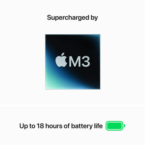 Open Box - Apple MacBook Air w/ Touch ID (2024) 15" Laptop - Midnight (Apple M3 chip / 8GB RAM / 256 GB SSD / MacOS)