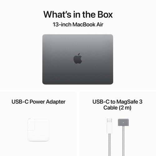 Open Box - Apple MacBook Air w/Touch ID (2024) 13.3" Laptop - Space Gray (Apple M3 / 16 GB RAM / 512 GB SSD / MacOS)