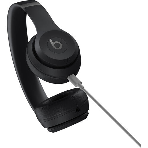 Refurbished (Excellent) - Beats by Dr. Dre MUW23LL/A Beats Solo 4 Wireless On-Ear Headphones - Matte Black