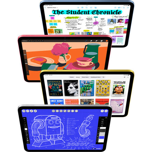 Open Box - Apple iPad w/ Wi 11" Tablet - Silver (Apple A16 / 6 GB RAM / 128 GB eMMC / MacOS)