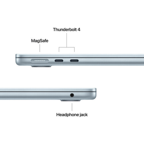 Refurbished (Excellent) - Apple Apple 13" MacBook Air (2025) 13.6" Laptop - Sky Blue (Apple M4 / 16 GB RAM / 256 GB SSD / MacOS)