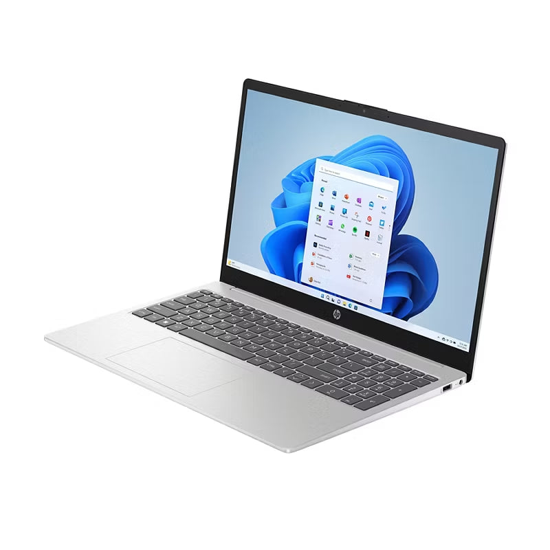 Refurbished (Excellent) - HP A08Q4UA#ABA 15.6" Touchscreen Laptop - Silver (Intel I5 -1235U / 12 GB RAM / 512 GB SSD / Windows 11 Home)