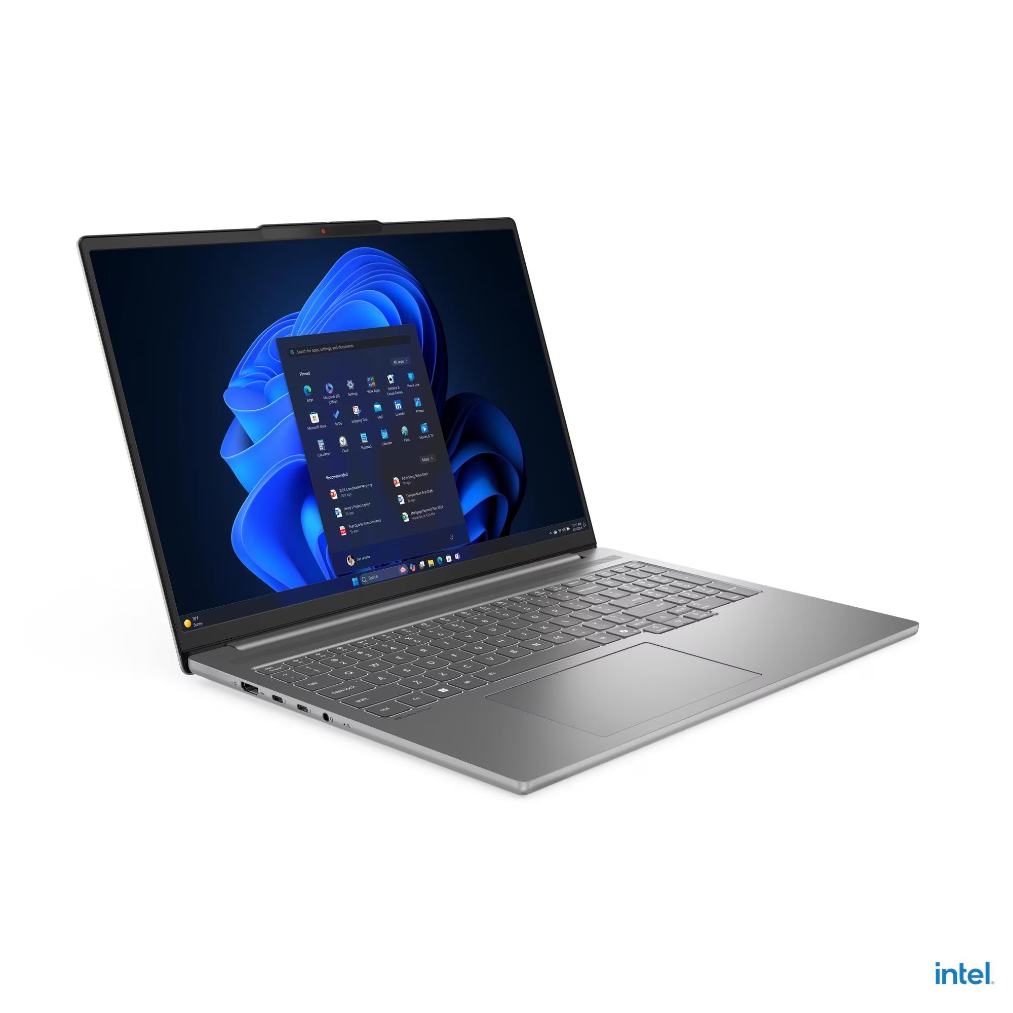 Refurbished (Excellent) - Lenovo IdeaPad Pro 5i 83JM0019US 16 " Touchscreen Laptop - Luna Grey (Intel Core Ultra 9 Processor 285H / 32 GB RAM / 1 TB SSD / RTX 5050 / Windows 11 Home)