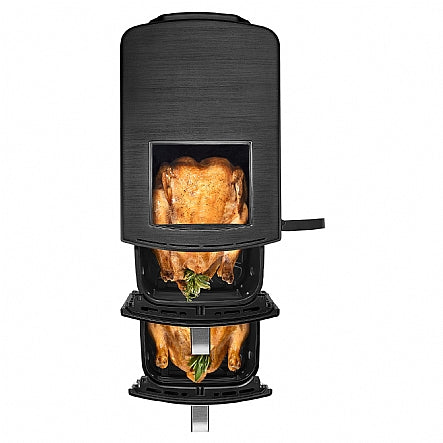 Open Box - Gourmia GAF1190 11-QT Dual Basket Air Fryer with Smart Finish, Sync Cook, & 4-Layer Cooking