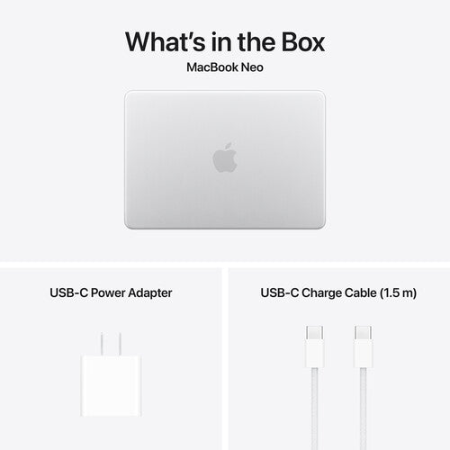 Open Box - Apple MacBook Neo 13" Laptop - Silver (Apple A18 Pro / 8 GB RAM / 256 GB SSD / MacOS)
