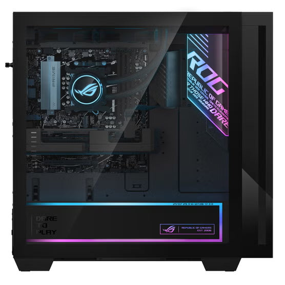 Open Box - Asus ROG GM700 58L GM700TZ-IS768 Gaming Desktop - Black (AMD Ryzen™ 7 8700F / 32 GB RAM / 2 TB SSD / GeForce RTX™ 5060 DUAL / Windows 11 Home 64 bit)
