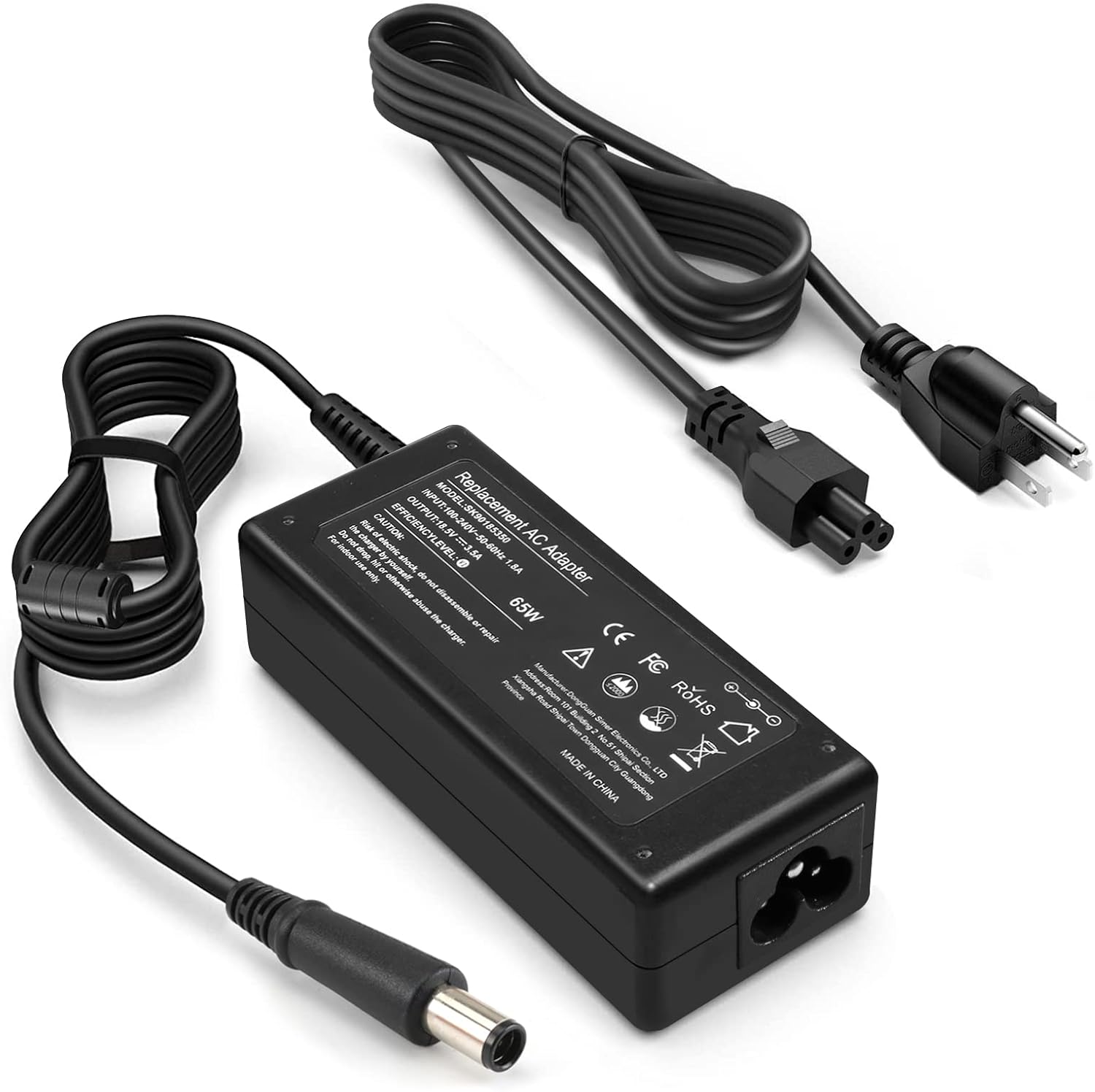 Refurbished (Excellent) - HP 654WBB 65 Watt Large Barrel Adapter for Notebook and Mini