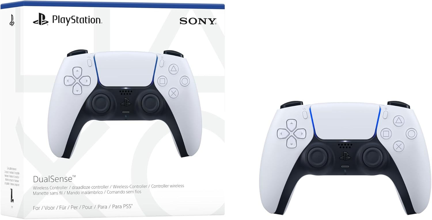 Open Box - Sony PlayStation 5 Disc Edition Console (slim) + DualSense Wireless Controller White + DualSense Charging Station