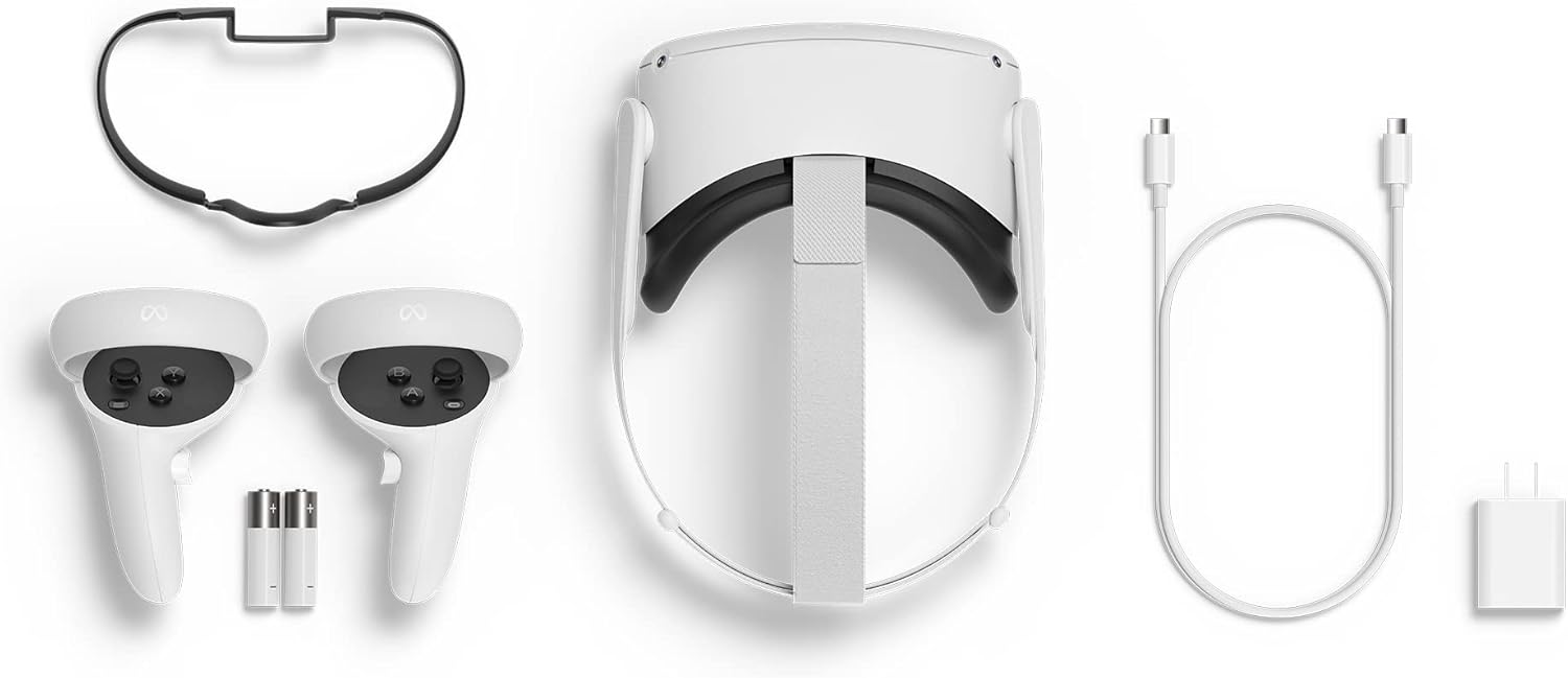 Open Box - Meta 891_00280_01 Quest 2 - Advanced All-In-One Virtual Reality Headset - 256 GB