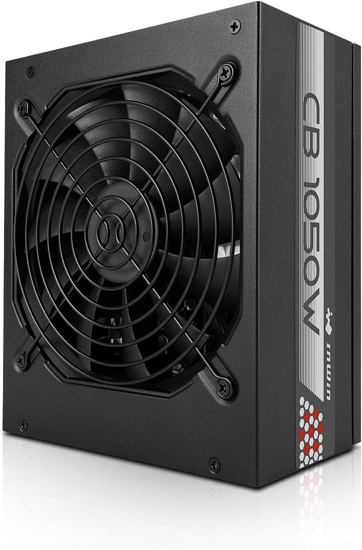 Brand New - InWin CB 1050W Classic Basic Series 1050 Watt Fully Modular Power Supply 80+ Platinum Certified, Black