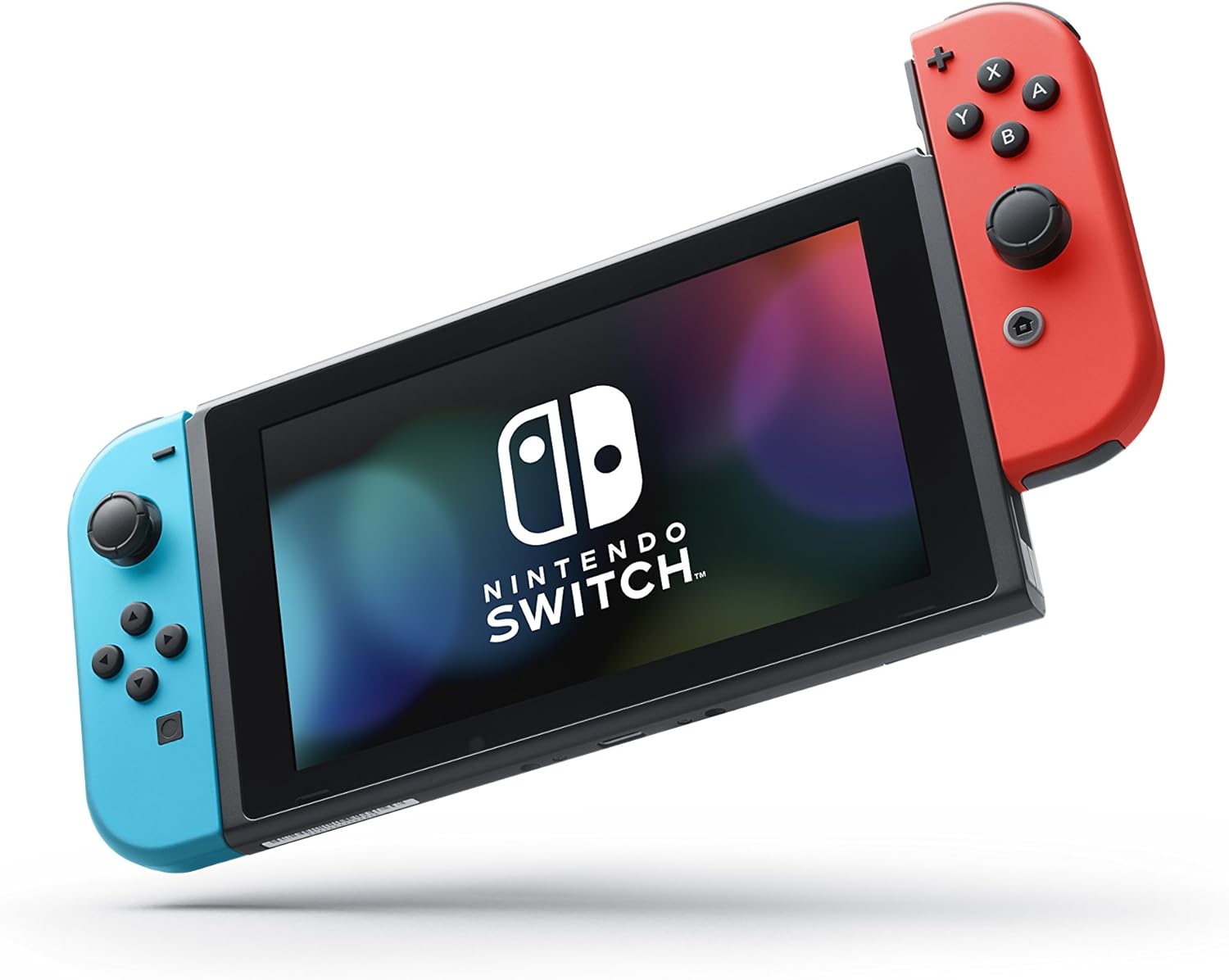 Open Box - Nintendo Switch (OLED Model) Console - Neon Red/Blue w/White Zen Pro Controller