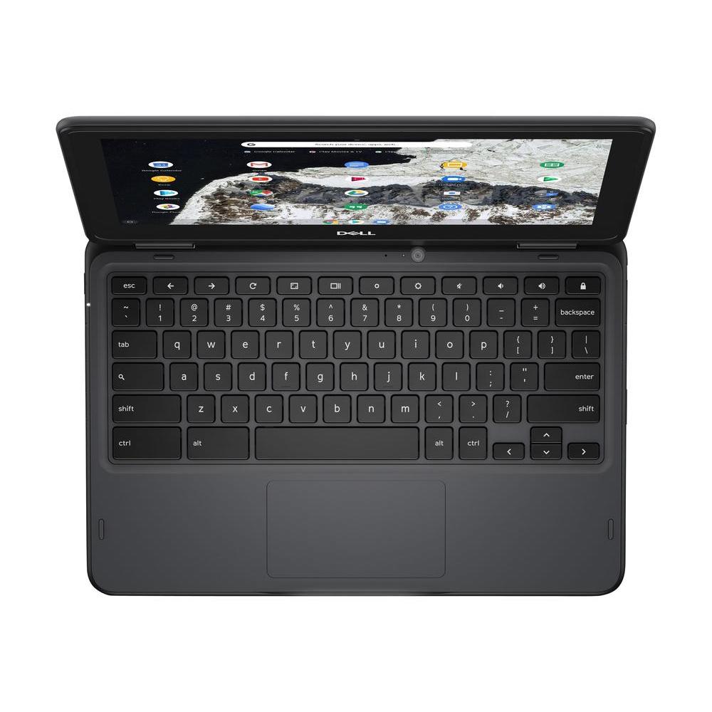 Refurbished (Fair) - Dell Chromebook 3100 2 P30T001 11.6" Touchscreen Laptop - Black (intel Celeron N4020 / 4 GB RAM / 32 GB eMMC / Chrome OS)