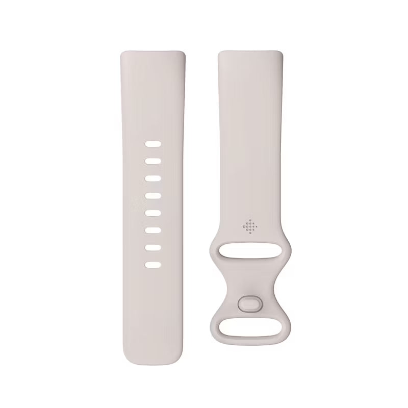 Open Box - Fitbit Charge 5 Advanced Fitness and Health Tracker with Bonus Band - Silicone White Strap
