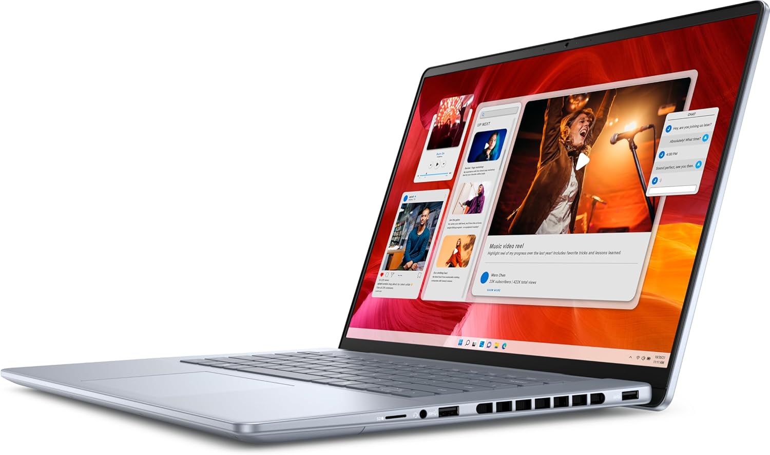 Open Box - Dell Inspiron 16 7640 16" Laptop - Ice Blue (Intel Ultra 7 Processor 155H / 32 GB RAM / 1 TB SSD / Windows 11 Home)