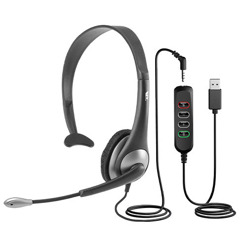 Refurbished (Excellent) - Cyber Acoustics Grade A Used Cyber Acoustics Mono USB Headset