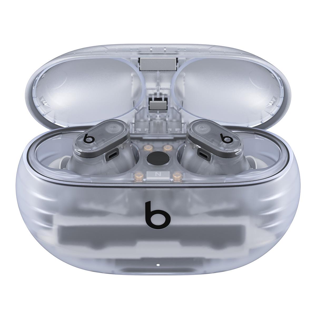 Open Box - Apple MQLK3LL/A Beats Studio Buds + True Wireless Noise Cancelling Earbuds - Transparent