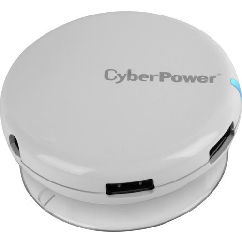 Brand New - CyberPower CPH430PW USB 3.0 Superspeed Hub with 4 Ports and 3.6A AC Charger - White