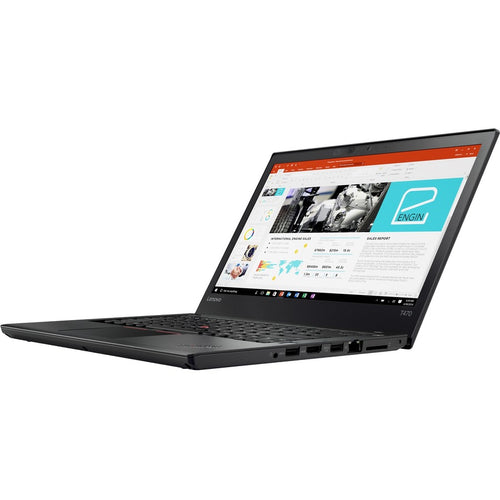 Refurbished (Good) - Lenovo ThinkPad 20HES0GY00 14" Laptop - Black (Intel i7-7600U / 16 GB RAM / 256 GB SSD / Windows 10 Home)