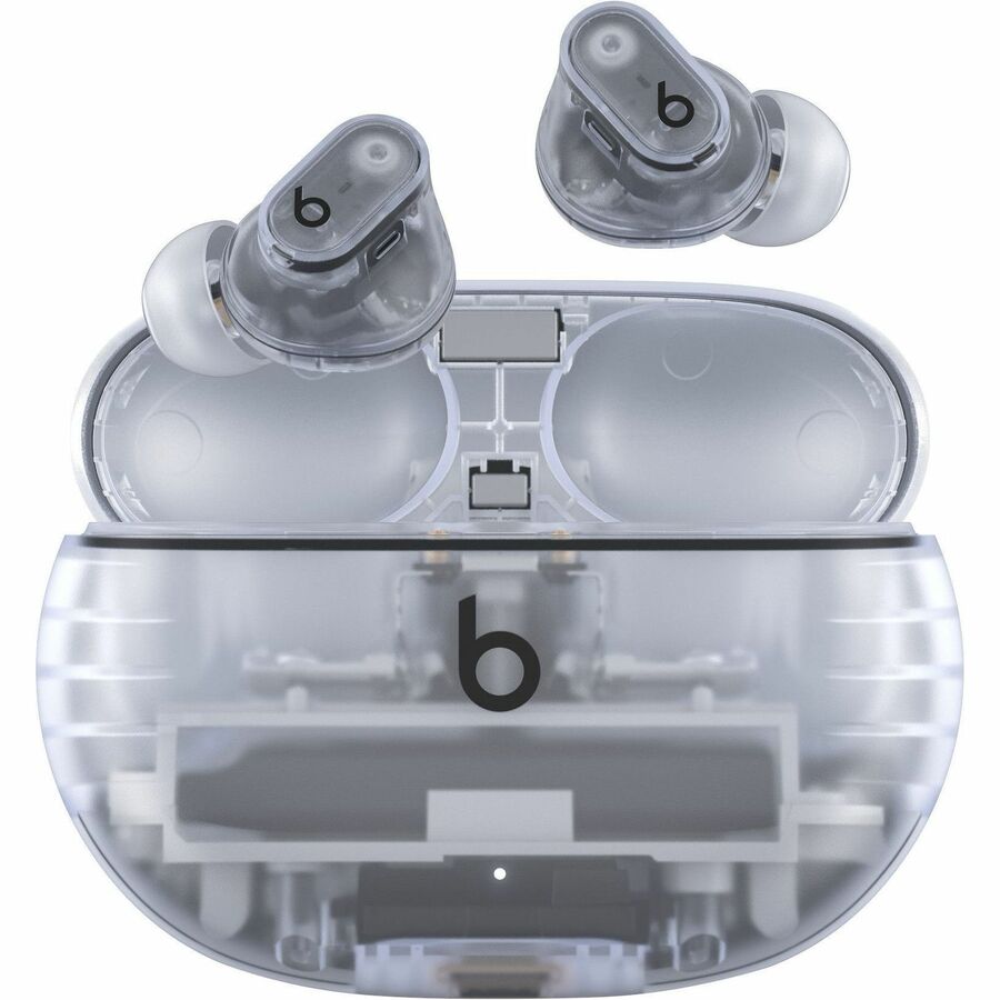 Refurbished (Fair) - Apple MQLK3LL/A Beats Studio Buds + True Wireless Noise Cancelling Earbuds - Transparent
