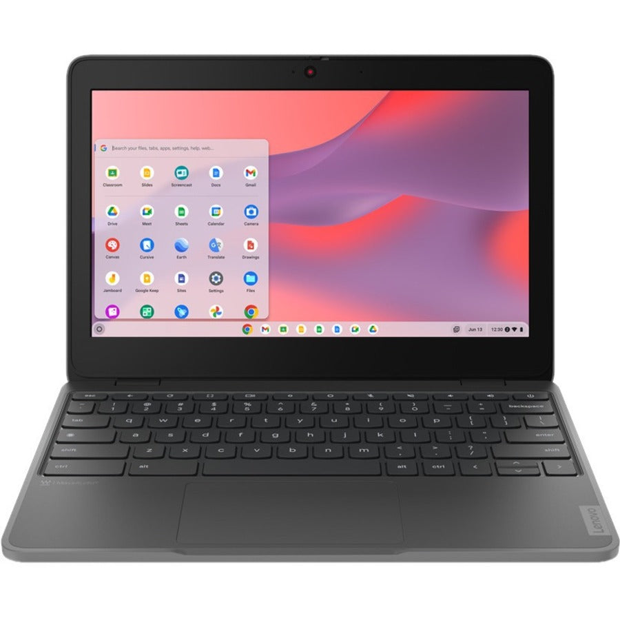 Refurbished (Excellent) - Lenovo 100e Chromebook 82W00001US 11.6" Chromebook - Graphite Gray (MediaTek Kompanio 520 / 4 GB RAM / 32 GB Flash / ChromeOS)