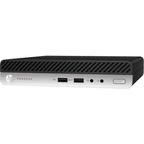 Refurbished (Excellent) - HP ProDesk 400 G5 Tiny MiniPC - Black (Intel i5-9500T / 8 GB RAM / 256 SSD / Windows 11 Professional)