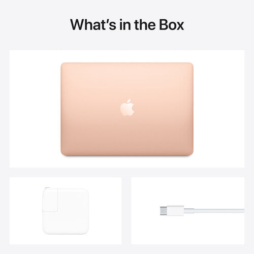 Open Box - Apple MacBook Air (Fall 2020) w/ Touch ID 13.3" Laptop - Gold ( M1 / 8 GB RAM / 256 GB SSD / MacOS)