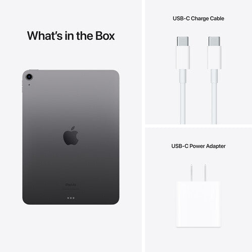 Open Box - Apple iPad Air (5th Generation) with Wi 10.9" Tablet - Space Gray (Apple M1 / 8 GB RAM / 256 GB eMMC / MacOS)