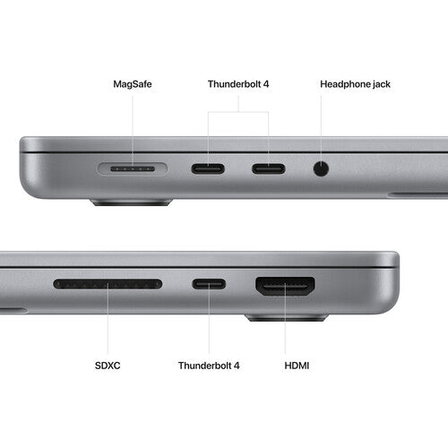 Refurbished (Excellent) - Apple MacBook Pro 14.2" Laptop - Space Gray (Apple M2 / 16 GB RAM / 512 GB SSD / MacOS)