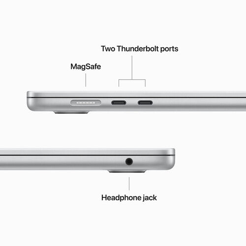Open Box - Apple MacBook Air (2023) w/Touch ID 15.3” Laptop - Silver (Apple M2 / 8GB RAM / 512 GB SSD / MacOS)