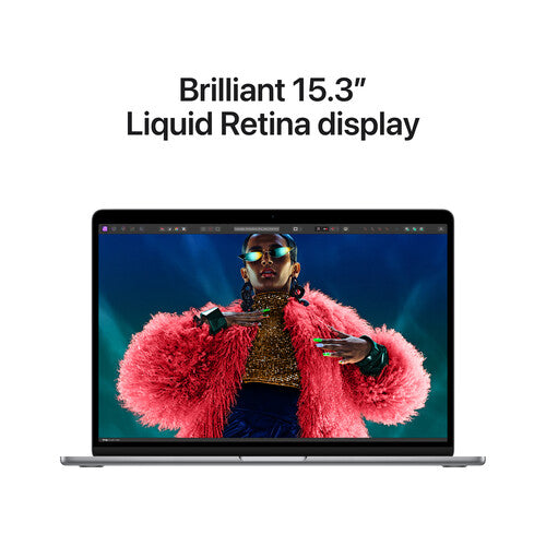 Open Box - Apple MacBook Air (MXD13LL/A) w/Touch ID (2024) 15.3" Laptop - Space Gray (Apple M3 / 16 GB RAM / 512 GB SSD / MacOS)