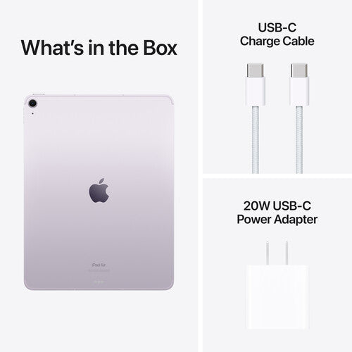 Open Box - Apple iPad Air Wi 13" Tablet - Purple (Apple M2 / 8 GB RAM / 128 GB eMMC / MacOS)