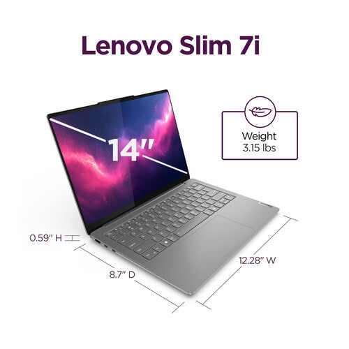 Brand New - Lenovo Slim 7 Pro X 14ARH7 14.5" Touchscreen Laptop - Cloud Gray (AMD 6900HS / 32 GB RAM / 1 TB NVMe / GeForce RTX 3050 / Windows 11 Home)