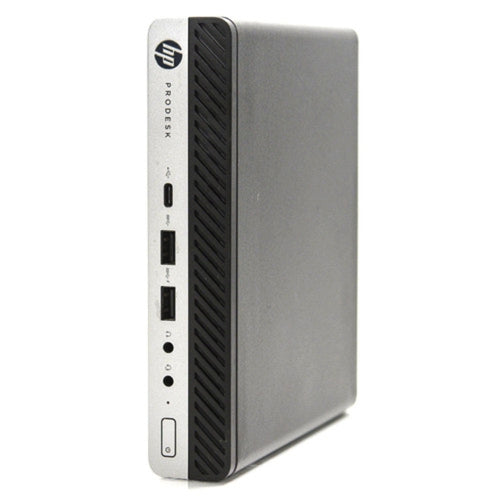 Refurbished (Excellent) - HP ProDesk 600 G4 Tiny Desktop (Intel i5-8500T / 16 GB RAM / 512 GB SSD / Windows 11 Pro)