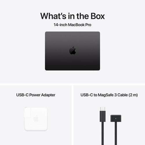 Open Box - Apple MacBook Pro (Fall 2024) 14" Laptop - Space Black (Apple M4 / 16 GB RAM / 512 GB SSD / MacOS)