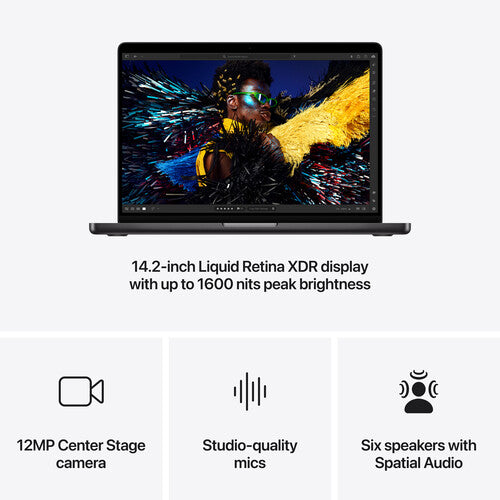 Open Box - Apple MacBook Pro 14 (Fall 2024) 14.2" Laptop - Space Black (Apple M4 Pro / 24 GB RAM / 512 GB SSD / MacOS)