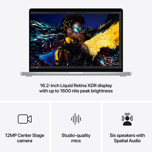 Refurbished (Good) - Apple MacBook Pro (Fall 2024) 16.2" Laptop - Silver (Apple M4 Max / 48 GB RAM / 1 TB SSD / MacOS)