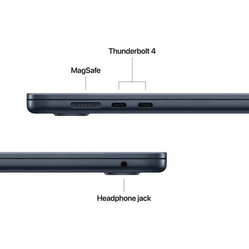 Open Box - Apple MacBook Air w/ Touch ID (2025) 13.6" Laptop - Midnight (Apple M4 / 16 GB RAM / 512 GB SSD / MacOS)