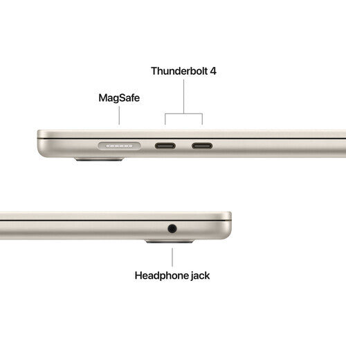 Open Box - Apple MacBook Air w/Touch ID (2022) 13.6" Laptop - Starlight (Apple M2 / 16 GB RAM / 256 GB SSD / MacOS)