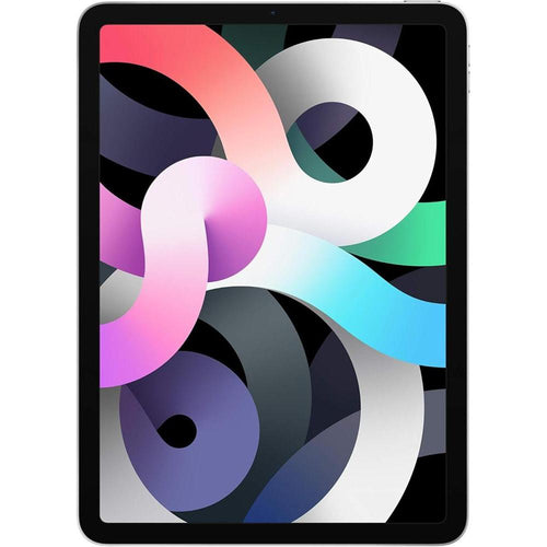 Refurbished (Good) - Apple iPad Air 4 ( WiFi + Cellular) 10.9" Touchscreen Tablet - Silver (Apple A14 Bionic chip / 4 GB RAM / 256 GB eMMC / MacOS)