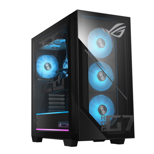 Open Box - Asus ROG G700 58L G700TF-IS978Ti Gaming Desktop - Black (Intel® Core™ Ultra 9 285K / 32 GB RAM / 2 TB SSD / GeForce RTX™ 5070TI PRIME / Windows 11 Home  64 bit)