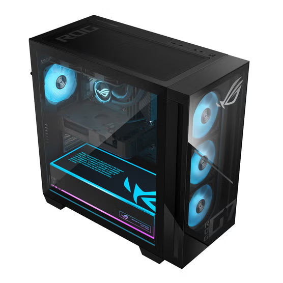 Open Box - Asus ROG G700 58L G700TF-IS978Ti Gaming Desktop - Black (Intel® Core™ Ultra 9 285K / 32 GB RAM / 2 TB SSD / GeForce RTX™ 5070TI PRIME / Windows 11 Home  64 bit)
