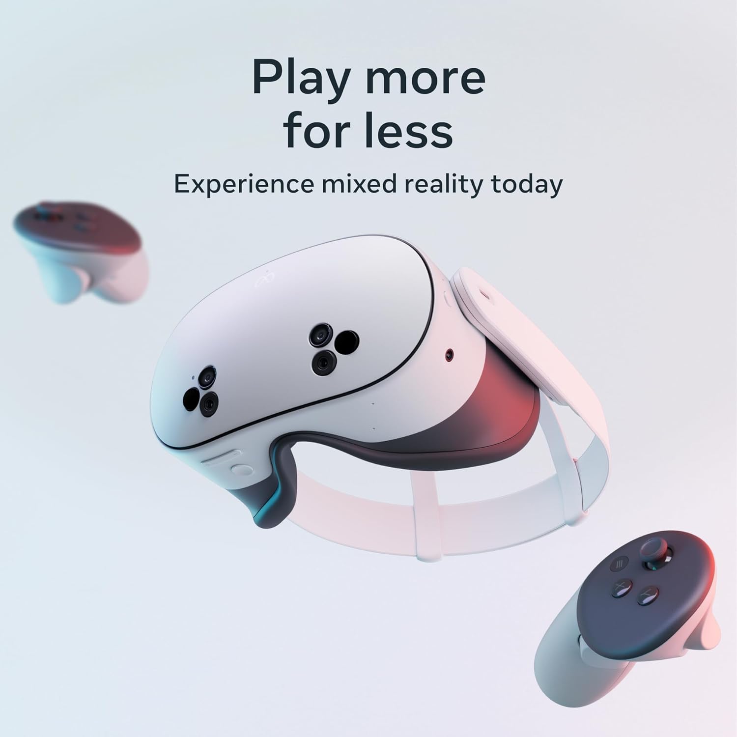 Refurbished (Excellent) - Meta Quest 3S Advanced All-in-One VR Headset (256GB) - w/ Case