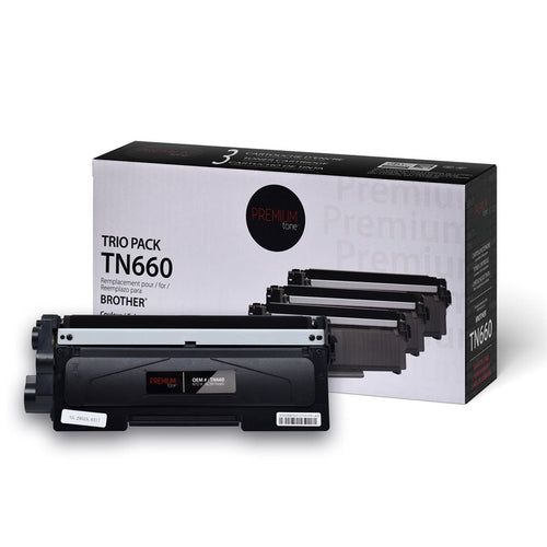 Brand New - Premium Tone TN660 TN660 Compatible Toner Cartridge Alternative for Brother