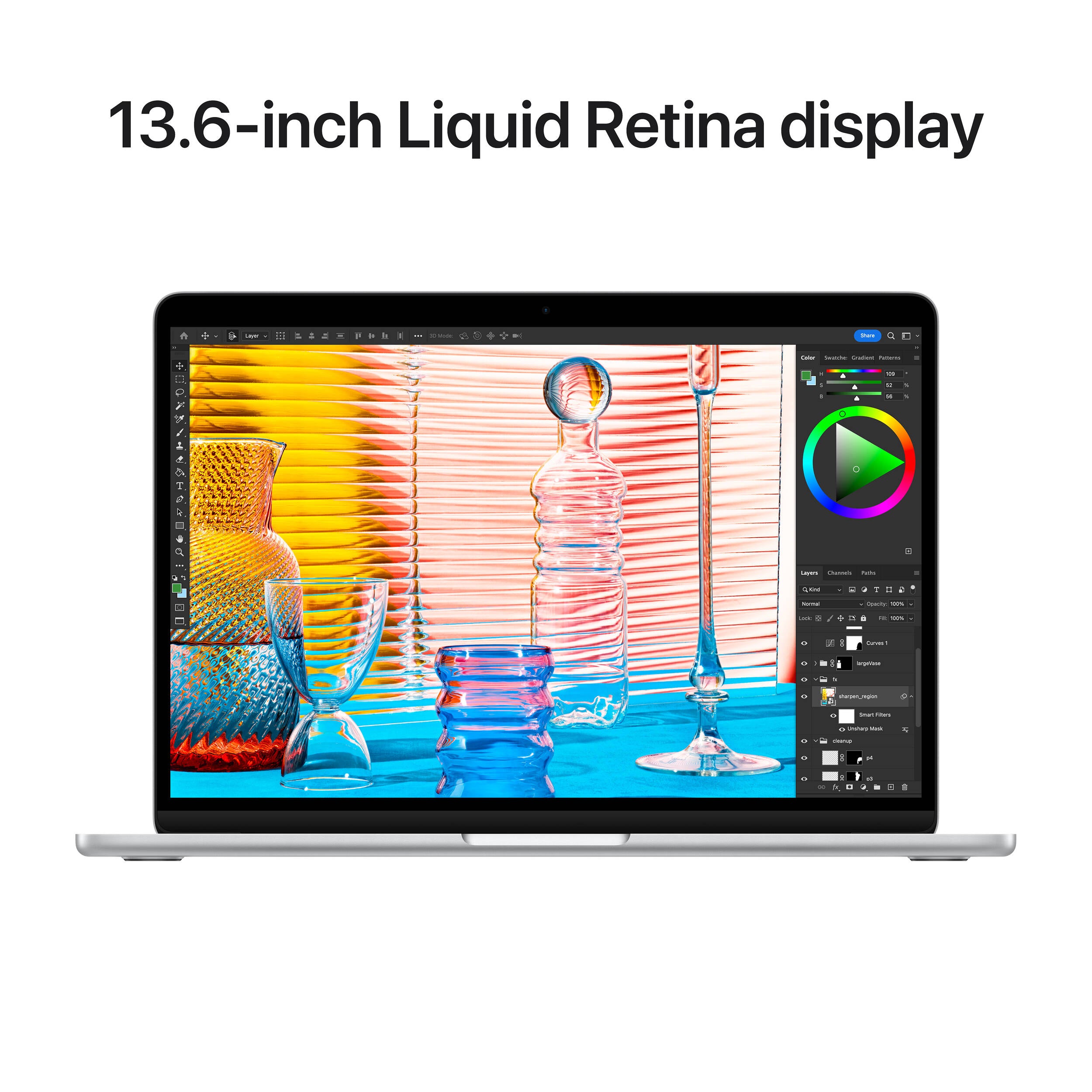 Open Box - Apple MacBook Air (2022) 13.6" Laptop - Silver (Apple M2 / 8 GB RAM / 512 GB SSD / MacOS)