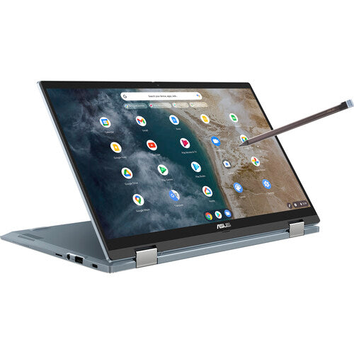 Open Box - Asus Chromebook Flip CX5 CX5400 14" Touchscreen Laptop - Blue (Intel® Core™ i3-1110G4 / 8GB RAM / 128 GB SSD / Chrome OS)